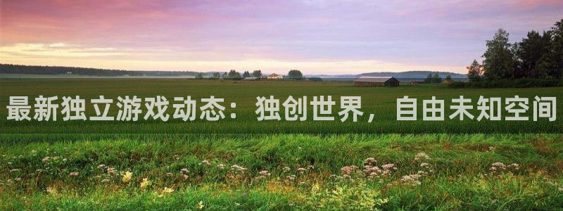 天美娱乐官网登录：最新独立游戏动态：独创世界，自由未知空间